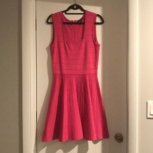 Pink fit and flare dress by Pink Tartan, Size M